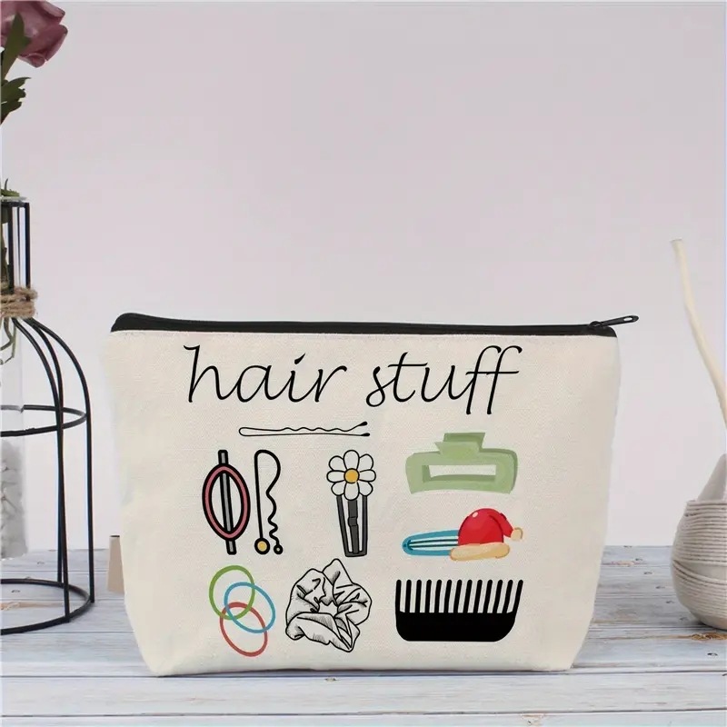 Linen Bag Bulk - Bolsa de cosméticos de lona estampada,