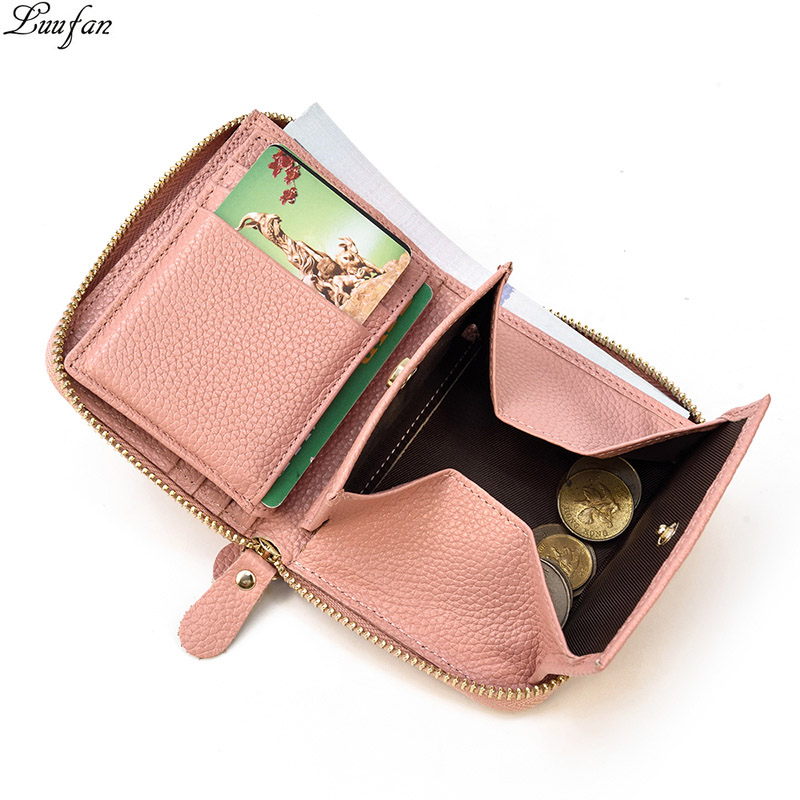 Linen Bag Bulk - Monedero 100% de cuero genuino para
