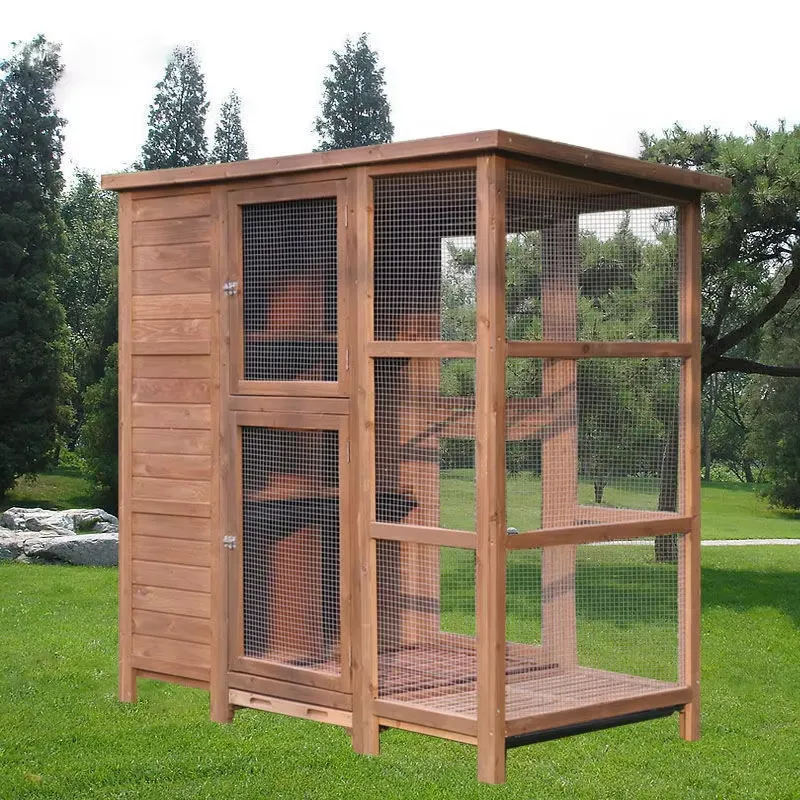 Sustainable Living House - Jaula para Pájaros Doméstica Combinada, Nido,