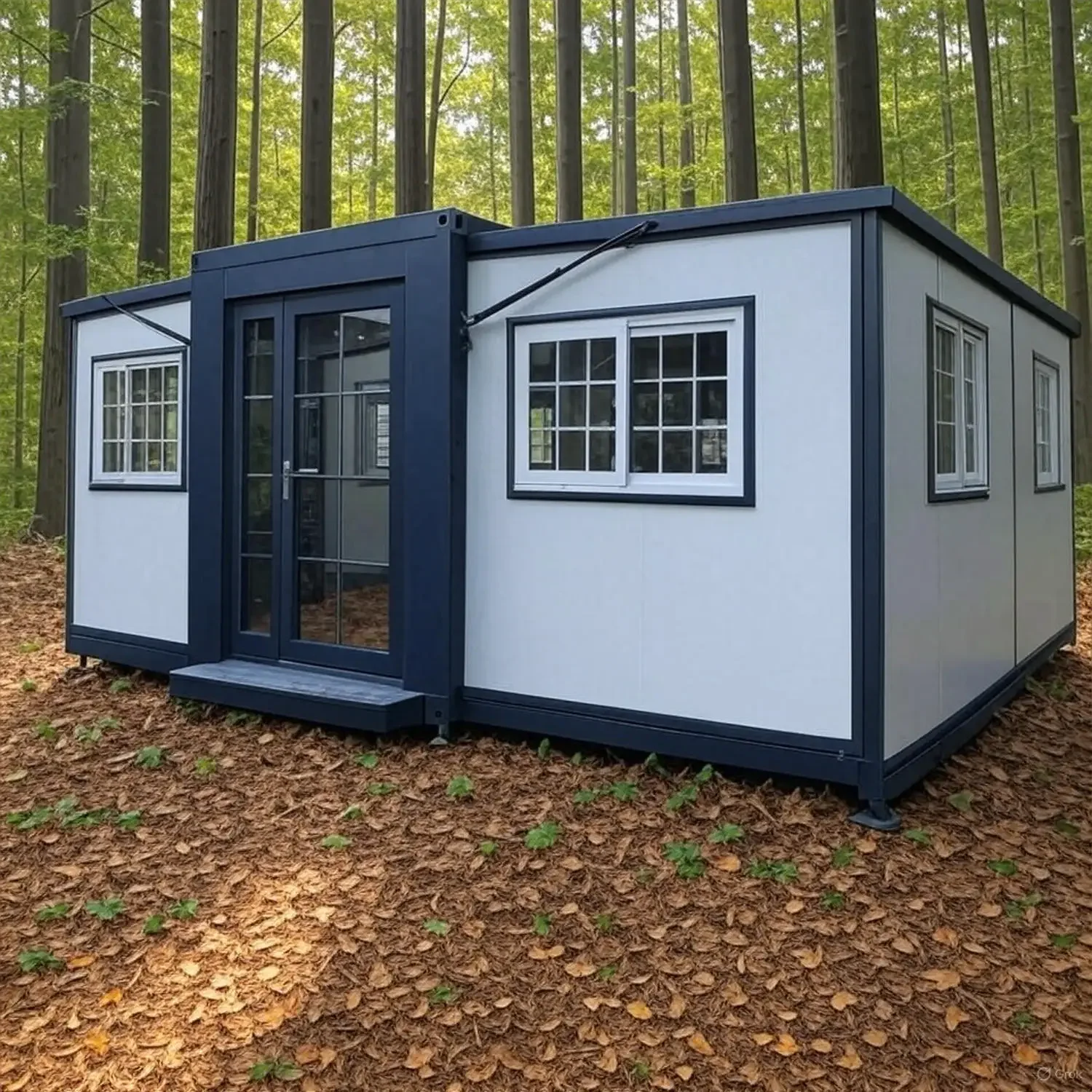 Sustainable Living House - Casa Contenedor Moderna de 20 pies,