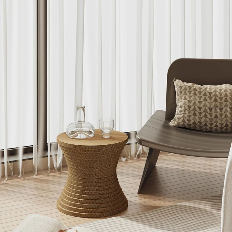 Taburete multicapa de papel co - Sustainable Living Spaces reseña y precio