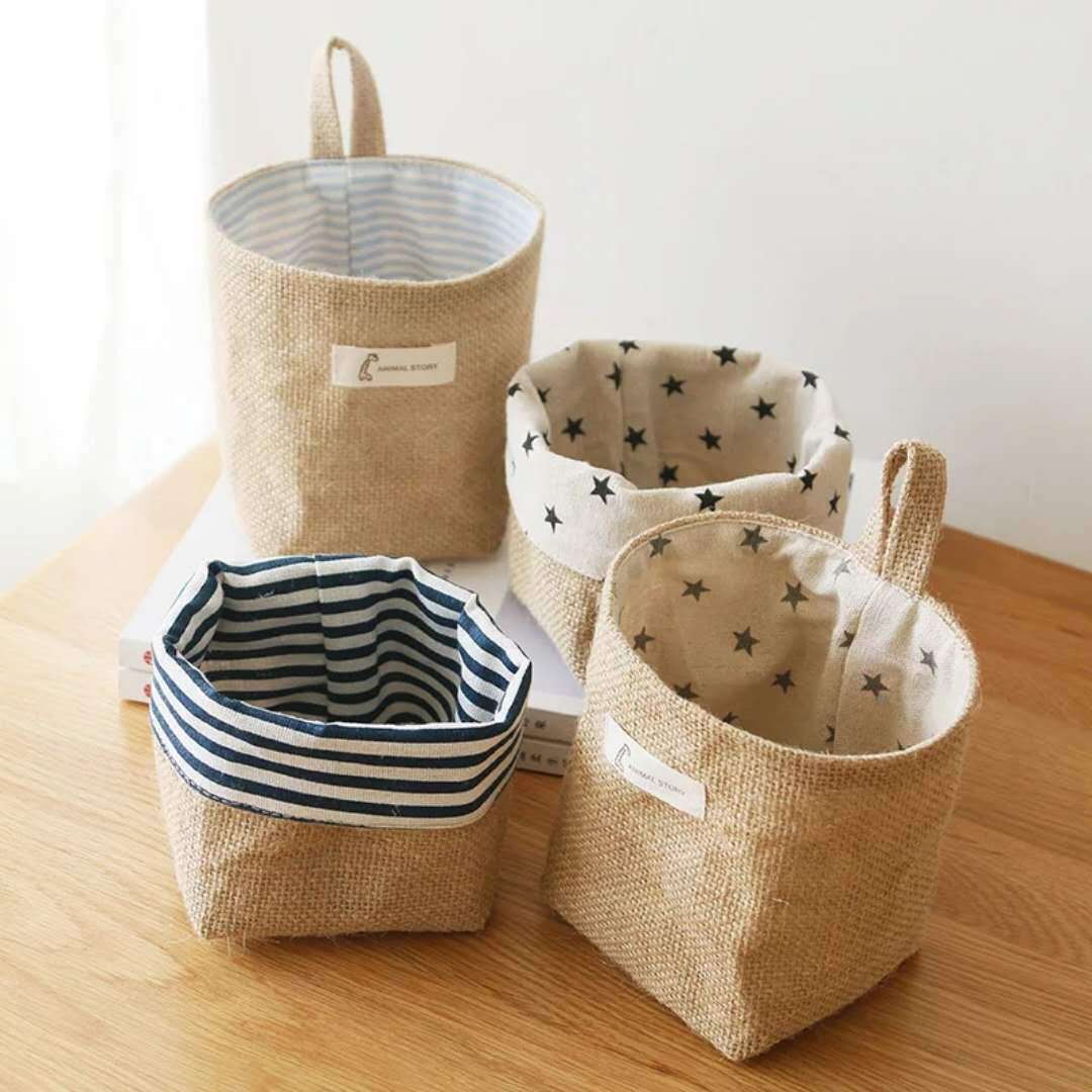 Bolsillo de pared colgante peq - Linen Bag Bulk reseña y precio