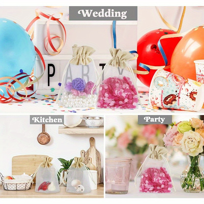Bolsas de Organza y Lino con C - Linen Bag Bulk reseña y precio